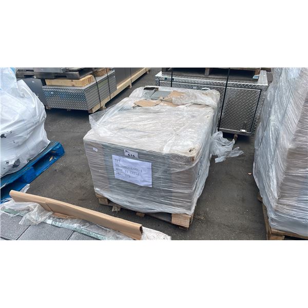 SMALL PALLET OF GREY 8" X 8" X 2" PROFESSIONAL LANDSCAPE PAVER STONES *MUST TAKE ALL ON PALLET*