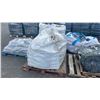 Image 1 : 4' X 4' PALLET BAG OF GREY PROFESSIONAL OUTDOOR LANDSCAPE RIVER STONE *MUST TAKE ALL ON PALLET*