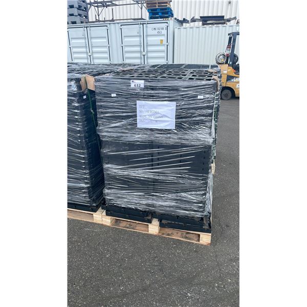 4' X 4' PALLET OF PLASTIC INTERLOCKING PROFESSIONAL LANDSCAPING GRID PLATES *MUST TAKE ALL ON