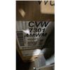 Image 2 : CAFE MODEL CVW73014MWM. 30" WALL-MOUNT GLASS CANOPY CHIMNEY RANGE HOOD