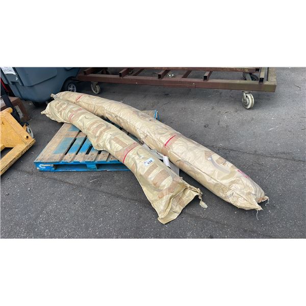 2 LARGE ROLLS OF CANVAS MATERIAL *MUST TAKE BOTH ROLLS*