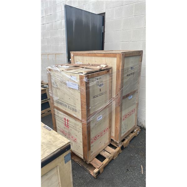2 LARGE CRATES OF FLOWERPOTS / SCULPTURES *MUST TAKE BOTH*