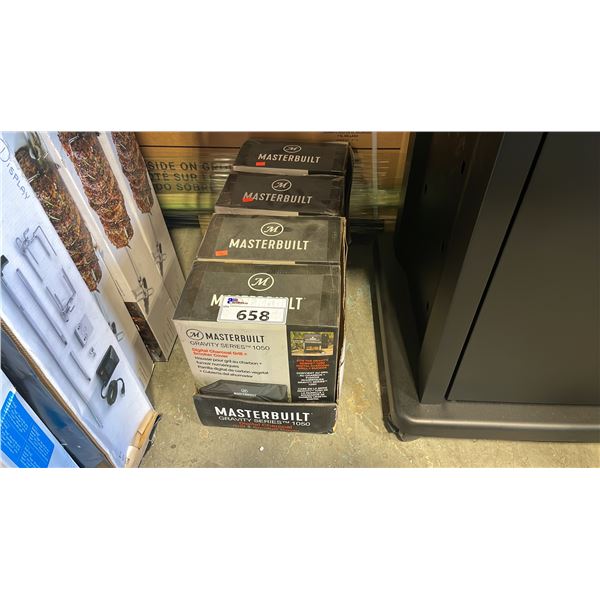 4 MASTERBUILT GRAVITY SERIES 1050 PROFESSIONAL OUTDOOR BARBEQUE GRILL COVERS *MUST TAKE ALL*