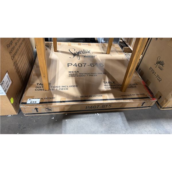 ASHLEY SIGNATURE DESIGN MODEL P407-615 MESA OUTDOOR PATIO TABLE *IN BOX*