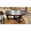 Image 1 : GROUPE CORCORAN MODEL ZC-033-DB-R-BOI ACACIA 33" ROUND COCKTAIL TABLE *DISPLAY ONLY, NOT IN BOX*