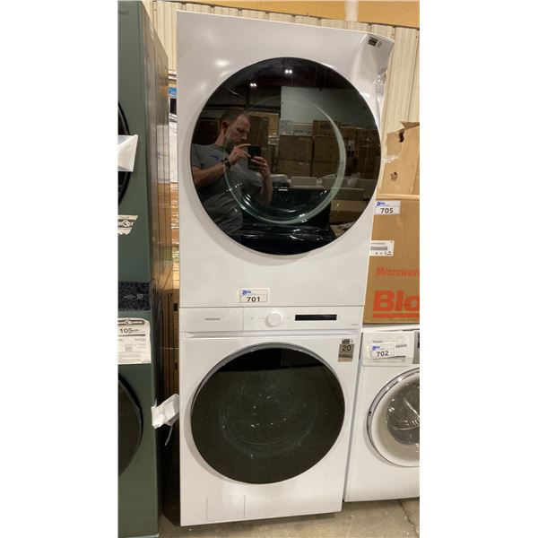 SAMSUNG SMARTTHINGS MODEL WH46DBH100EW. WHITE BESPOKE AI LAUNDRY HUB