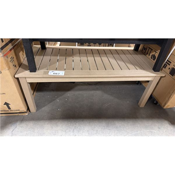 ASHLEY SIGNATURE DESIGN MODEL P560-701 RECTANGULAR OUTDOOR PATIO COCKTAIL TABLE *DISPLAY ONLY*