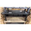 Image 1 : C.R. PLASTICS MODEL DST287-14 TOFINO BLACK RECTANGULAR OUTDOOR PATIO COCKTAIL TABLE *DISPLAY ONLY*