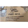 Image 3 : 6 ASHLEY SIGNATURE DESIGN MODEL P407-601A ARM CHAIRS WITH CUSHIONS *IN BOX, 3 BOXES, CART NOT