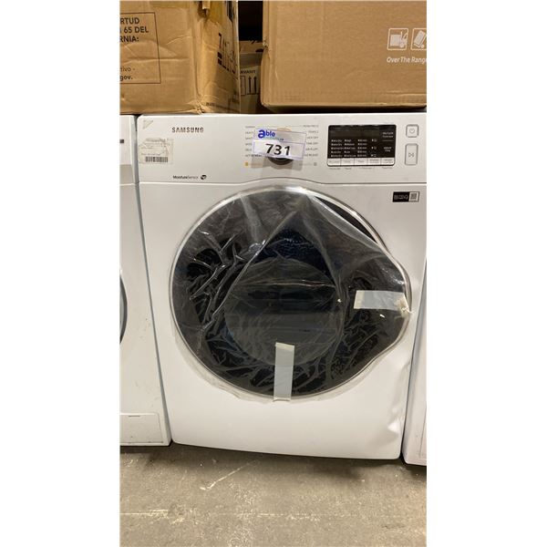 SAMSUNG MODEL DV22K6800EW7AC. 4.0 CU.FT. ELECTRIC DRYER WITH STACKING KIT INCLUDED