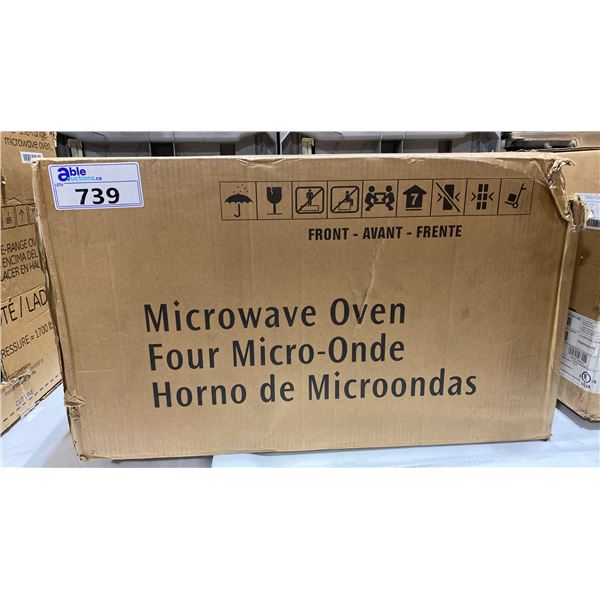 FRIGIDAIRE MODEL CPM0227NUF. 2.2 CU. FT BUILT IN MICROWAVE IN STAINLESS