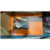 Image 2 : TRAEGER PELLET GRILL ASSORTED PARTS. FULL LENGTH GRILL COVER, DRIP TRAY LINER, FISH AND VEGGIE STAIN