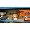 Image 3 : TRAEGER PELLET GRILL ASSORTED PARTS. FULL LENGTH GRILL COVER, DRIP TRAY LINER, FISH AND VEGGIE STAIN