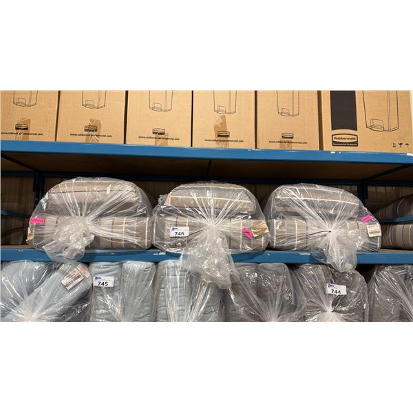 CR PLASTIC GROUP OF 3 CUSHION SETS. 3X MILANO CHAR