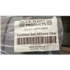 Image 3 : CR PLASTIC GROUP OF 3 CUSHION SETS. 3X MILANO CHAR