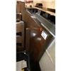Image 4 : DARK WOOD DINING TABLE WITH 6 CHAIRS *HAS COSMETIC DAMAGE*