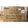Image 2 : HAIER MODEL HMV1472BHS. OVER THE RANGE MICROWAVE, 24 INCH EXTERIOR WIDTH, 1.4 CU. FT. CAPACITY, 300