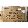 Image 2 : HAIER MODEL HMV1472BHS. OVER THE RANGE MICROWAVE, 24 INCH EXTERIOR WIDTH, 1.4 CU. FT. CAPACITY, 300