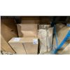 Image 1 : GROUP OF ASSORTED APPLIANCE PARTS. MICROWAVE OVEN TRIM KITS, STAINLESS STEEL DOOR, COUNTER TOP