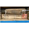 Image 2 : SHELF OF ASSORTED UMBRELLA BASES & BLAZE NATURAL GAS POWER BURNER