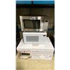Image 1 : GROUP OF 3 MICROWAVE OVENS- KITCHENAID YKMML550RPS OVER THE RANGE MICROWAVE OVEN, PANASONIC
