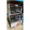 Image 1 : GROUP OF 3 MICROWAVE OVENS- 2 SHARP SMC1464KSC. & 1 PANASONIC NN-ST75LWC