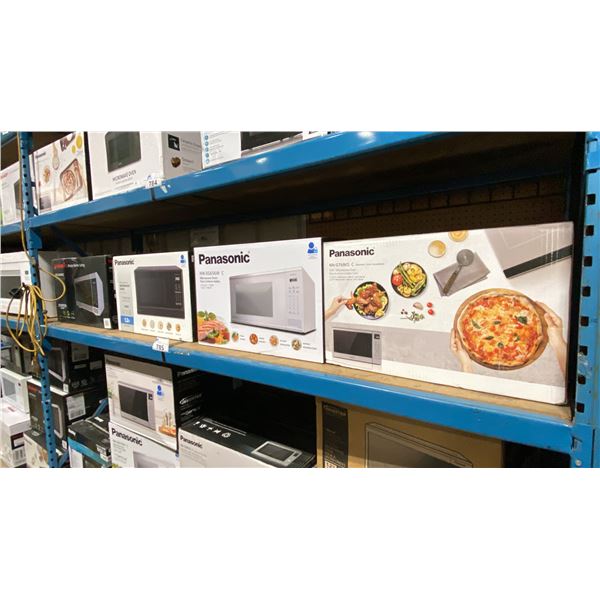 SHARP SMC1664KSC STAINLESS STEEL MICROWAVE OVEN, PANASONIC NN-SU65NB C BLACK MICROWAVE OVEN,