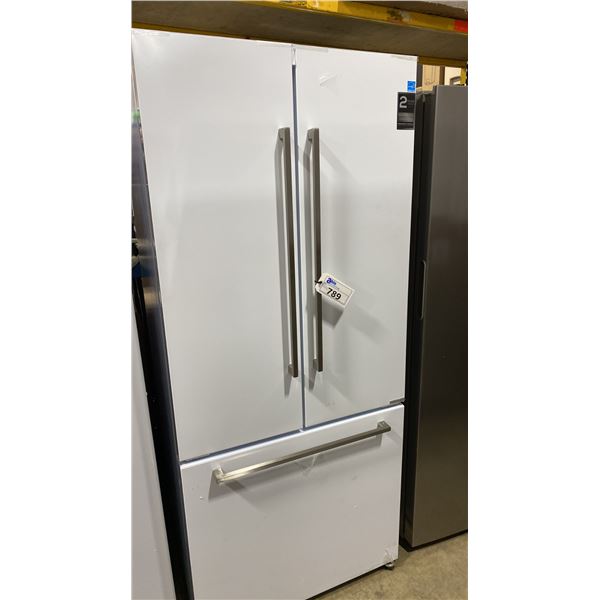 MARATHON MODEL MFF180WFD-2. 18 CU.FT. WHITE FRENCH DOOR BOTTOM MOUNT REFRIGERATOR