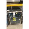 Image 1 : FRIGIDAIRE SINGLE DOOR GLASS FRONT STAINLESS STEEL / BLACK WINE CHILLER *MINOR DAMAGE TO UPPER BACK*