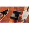 Image 3 : LARGE CHERRY 3 DRAWER SINGLE PEDESTAL L-SHAPED DESK WITH RETURN