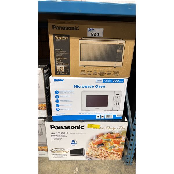 PANASONIC 1.2 CU.FT. 1200W MICROWAVE OVEN MODEL #NN-ST681S C, PANASONIC 2.2 CU.FT 1200W MICROWAVE
