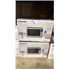 Image 1 : 2 PANASONIC 1.2 CU.FT. 1300W MICROWAVE OVENS MODEL #NN-CD87KS C