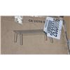 Image 2 : 2 SIGNATURE DESIGN BY ASHLEY PATIO BENCHES MODEL #P407-600 & 2 SIGNATURE DESIGN BY ASHLEY ACCENT