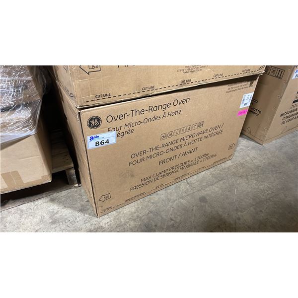 GE APPLIANCE MODEL JVM 2160 DMBB 1.6 CU FT OVER THE RANGE MICROWAVE OVEN *IN BOX*