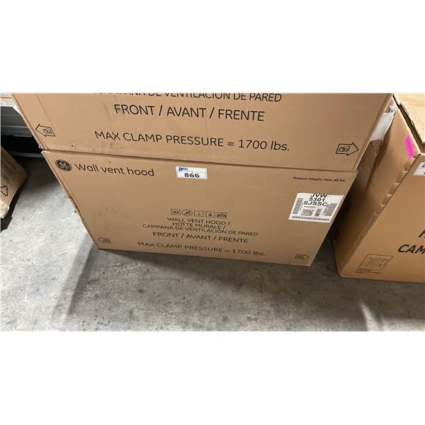 GE MODEL JVW 5301 SJSSC STAINLESS STEEL 30" WALL VENT HOOD *IN BOX*
