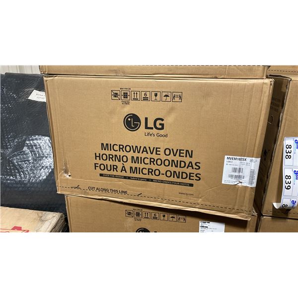 LG MODEL MVEM1825X 1.8 CU FT 30" OVER THE RANGE MICROWAVE OVEN *IN BOX*