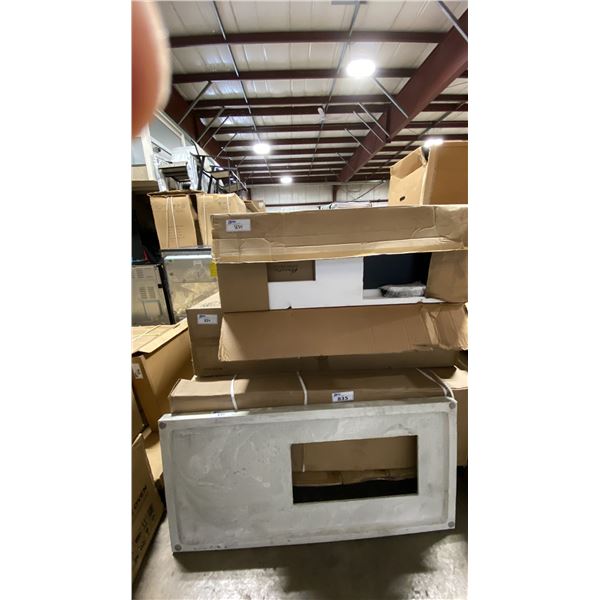 PALLET OF NAPOLEON LARGE ELECTRIC FIREPLACE, NAPOLEON NEP32-5320BW 32" LINEAR FIREPLACE,