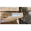 Image 2 : PALLET OF 2 LARGE OUTDOOR UMBRELLA STANDS, PANASONIC BUILT-IN TRIM KIT & TABLE TOP