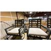 Image 3 : 2 AGIO CAST ALUMINUM OUTDOOR PATIO SWIVEL CHAIRS WITH CUSHIONS