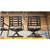 Image 4 : 2 AGIO CAST ALUMINUM OUTDOOR PATIO SWIVEL CHAIRS WITH CUSHIONS