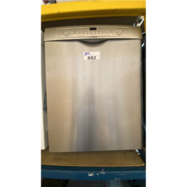 BOSCH MODEL SHE3AR75UC/28. 24" STAINLESS STEEL FRONT CONTROL DISHWASHER