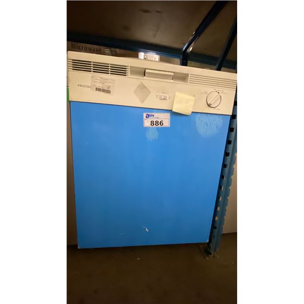 FRIGIDAIRE MODEL FBD2400KW. 24" WHITE FRONT CONTROL DISHWASHER