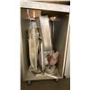 Image 6 : 2 GREY METAL OUTDOOR GRILL CABINETS *NEED REPAIR* & HLB11 IN-LINE BLOWER UNIT