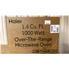 Image 1 : HAIER MODEL HMV1472BHS. OVER THE RANGE MICROWAVE, 24 INCH EXTERIOR WIDTH, 1.4 CU. FT. CAPACITY, 300