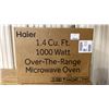 Image 1 : HAIER MODEL HMV1472BHS. OVER THE RANGE MICROWAVE, 24 INCH EXTERIOR WIDTH, 1.4 CU. FT. CAPACITY, 300