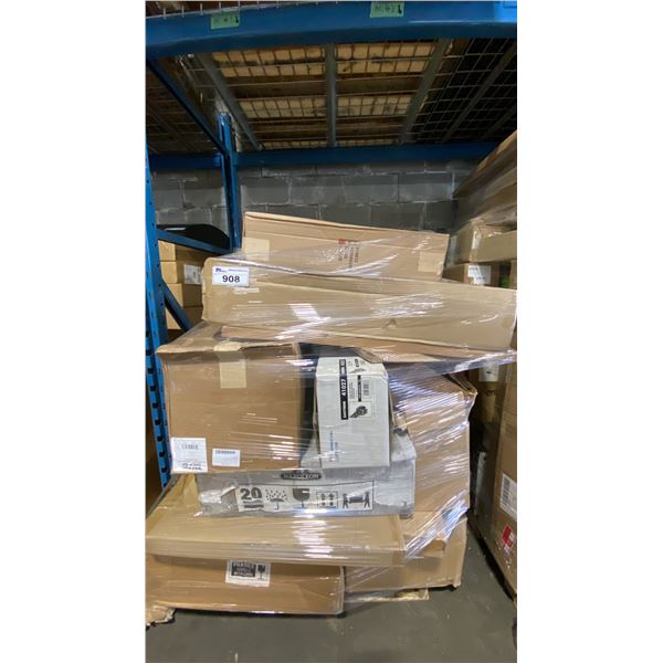 PALLET OF ASSORTED BBQ & APPLIANCE PARTS & COMPONENTS
