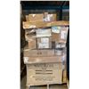 Image 1 : PALLET OF ASSORTED APPLIANCE PARTS, COMPONENTS & HARDWARE