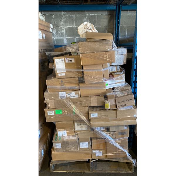 PALLET OF ASSORTED APPLIANCE PARTS, COMPONENTS & HARDWARE