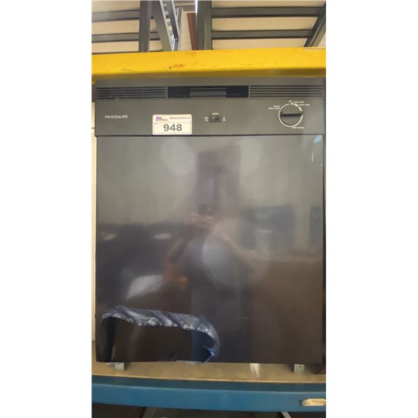 FRIGIDAIRE MODEL FBD2400KB12B. 24" BLACK BUILT IN DISHWASHER, 62 DBA