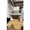 Image 6 : SET OF 4 MALLIN MESH BACK CAST ALUMINUM OUTDOOR PATIO STACKING ARM CHAIRS *IN BOX*